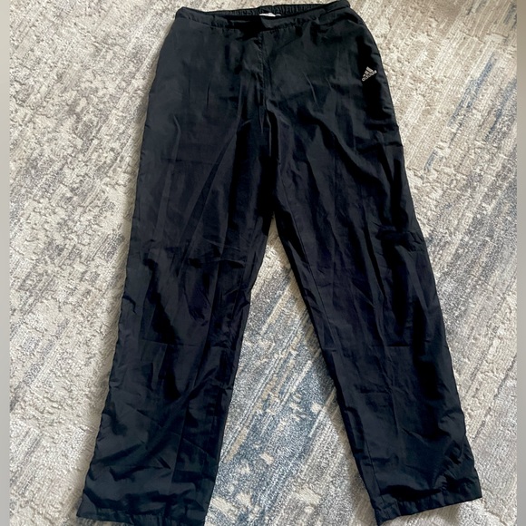 Black Adidas Track Pants - Picture 1 of 2